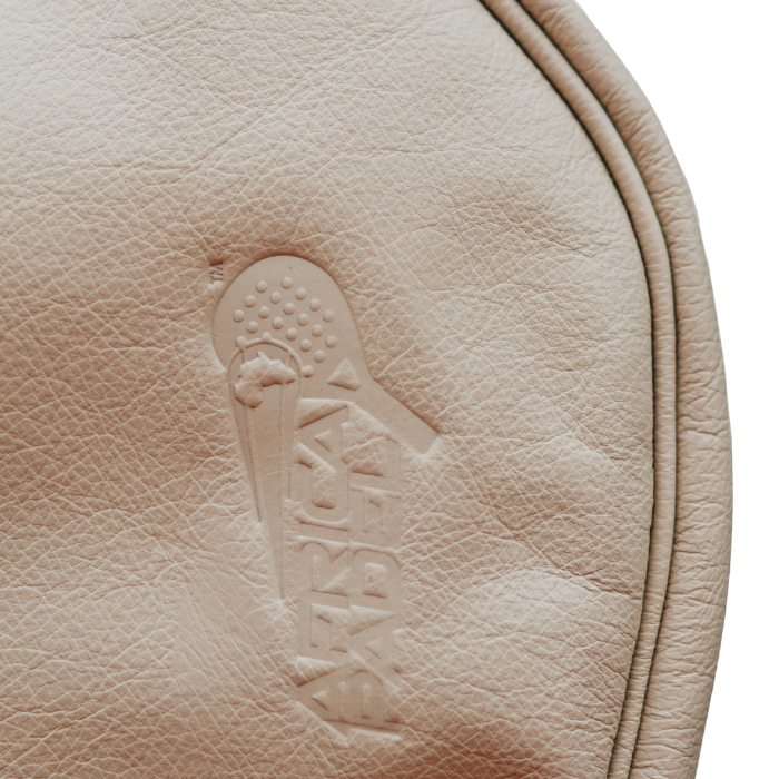 Emma Leather Padel Bag - Cream
